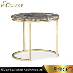 Natual Marble Side Table for Living Room Furniture