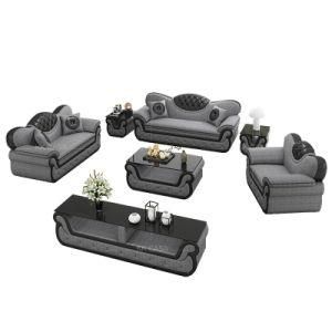 Italian Leather Furniture 7 Seater Living Room 1+2+3 Sofa Set for Villa
