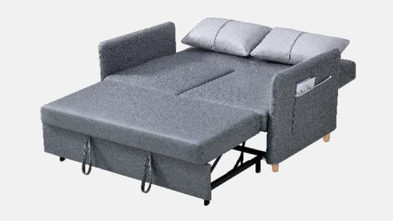 Modern Apartment Furniture Wooden Frame Folding Sofa Sectionals Three Seat Sofa Bed Living Room Factory Storage Fabric Sofa