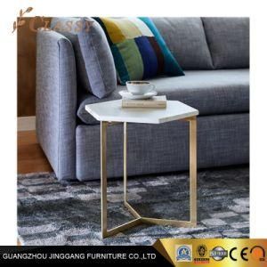 Irregular Shape Marble Top Furniture Living Room Side Table