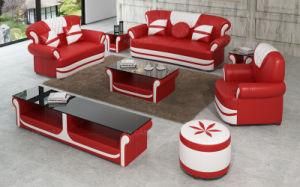Home Furniture Living Room Furniture Leather Fabric Sofa