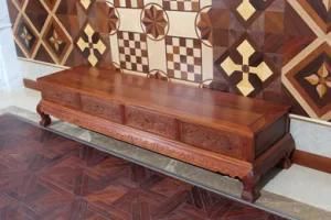 Authentic Burma Padauk TV Stand with Ming Simple Style