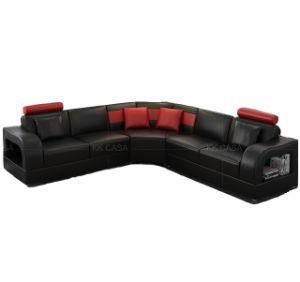 Latest Design Sectional Leather Modern Corner Contemporary Corner Sofa