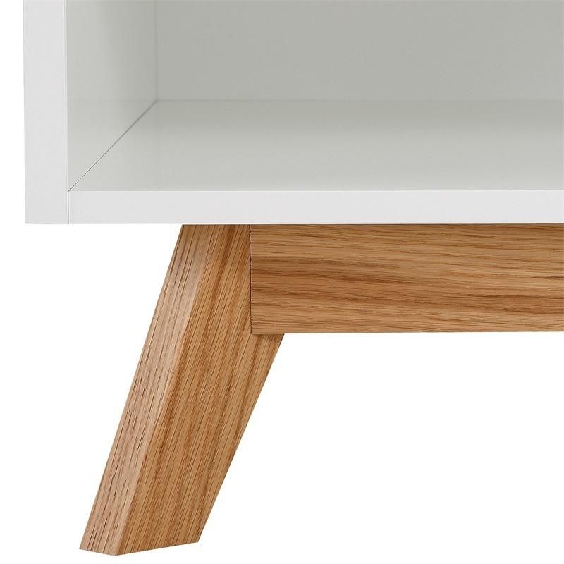 2021 Hot Sale Modern Home Living Room Furniture White Wood TV Stand