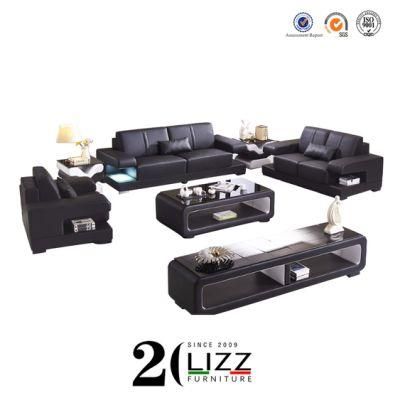 Chinese Home Furniture Contemporary Sectional Living Room Leather Sofa