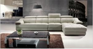 Modern Leather Sectional Corner Sofa Living Room Couch