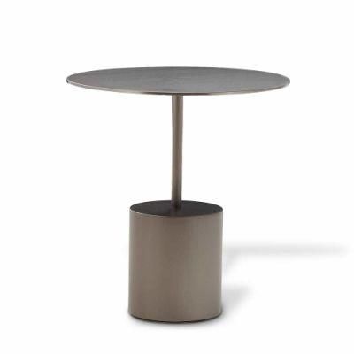 CT006b Metal Side Table, Stainless Steel Italian Design Side Table in Home and Commercial and Hotel Customization