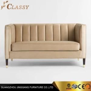 Quality Modern Fabric Velvet Sofa with Steel Legs