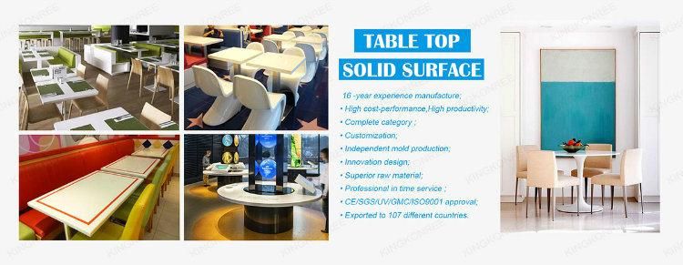 Artificial Stone Solid Surface Hotel Side Tables