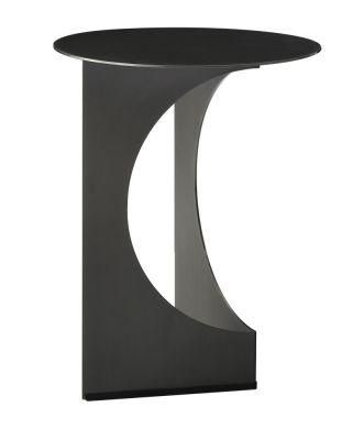 CT540 Metal Side Table, Stainless Steel Grey Color Side Table, Italian Design Metal Coffee Table, Loving Room Set