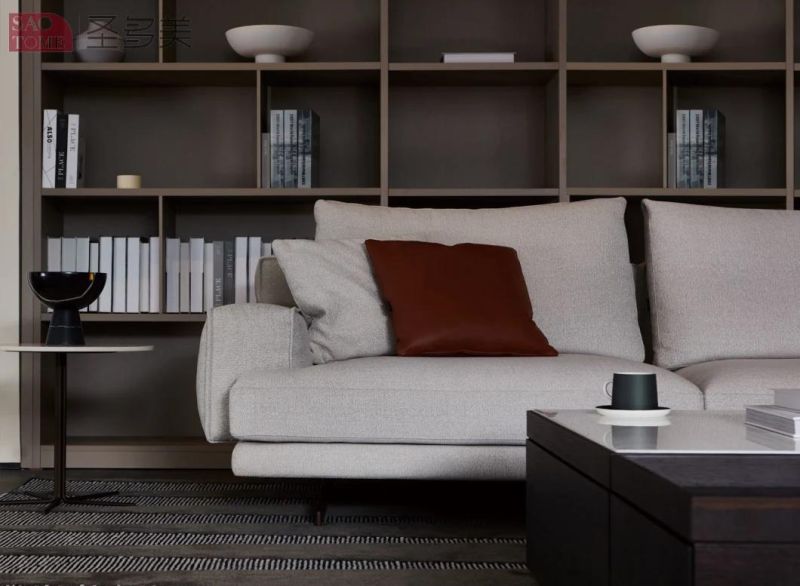 Italian Customized Home Furniture Genuine Leather Living Room Sofa
