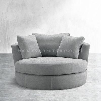Round Lounge Cruddle Round Barrel Armchair Minorca Elegant Revolving Accent Chair Modern Italian Leisure Home Living Room Furniture Set