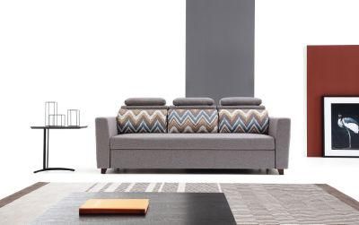 Modern Sofa Bed Living Room Sofa Cum Bed Wholesale Folding Bedroom Furniture Leisure Fabric Sofa with 3 Seaters