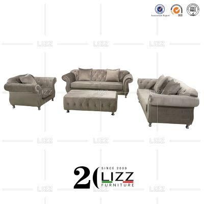 Modular Contemporary High Quality Home Furniture Nordic Living Room Fabric Sofa 1+2+3