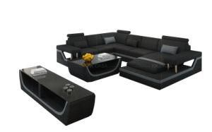 Top Grade Indoor Living Room Furniture Latest Design Fabric Corner Sofa