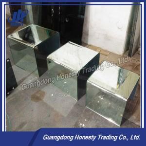 CB001m Top Quality Mirror Finish Nesting Glass Side Table