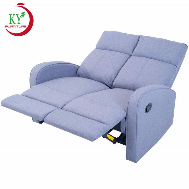 Jky Furniture Modern Design Technology Fabric Manual Recliner Sofa Set for (3+2+1) with Over-Filled Cushion and Customizable Drop Down Table