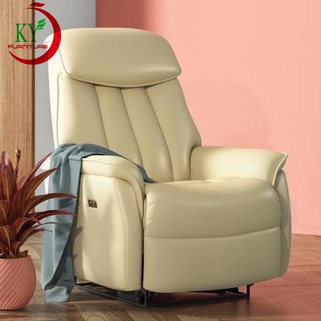 Jky Furniture Modern Design High Adjustable Power Recliner with USB Charger