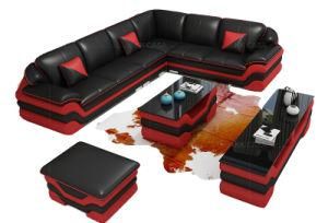 High Luxury Sectional Sofas Italian Home Furniture Genuine Leather Sectional Sofa Set Living Room Leather Modern Couch Sofa