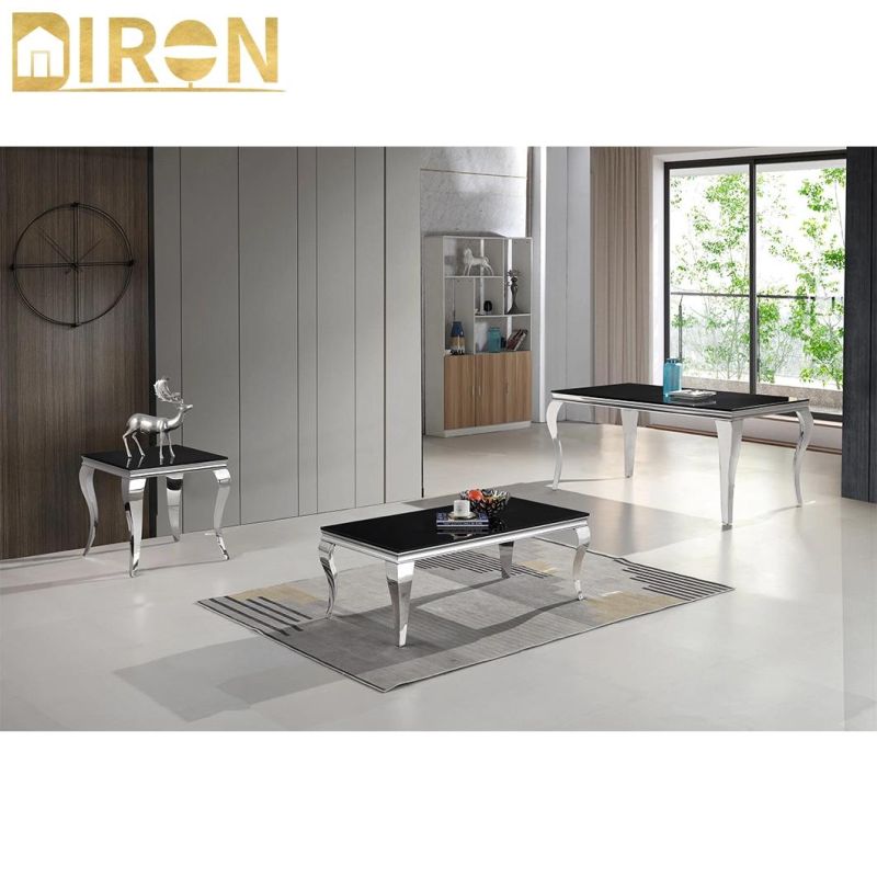 Home Furniture Living Room Restaurant Coffee Table Metal Modern Furniture Sofa Corner Side Table