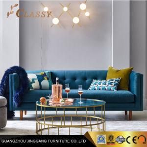 Glass Coffee Table Round Shape Living Room Table