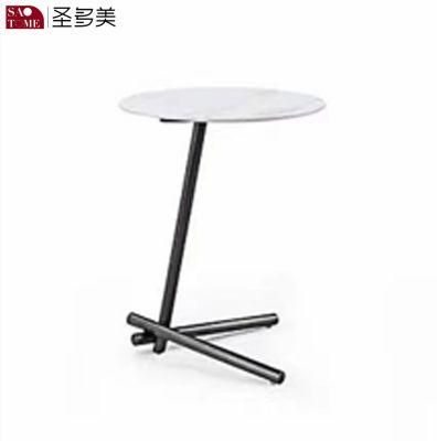 Modern Style Living Room Slate Design Dining Room Furniture Metal Side Table