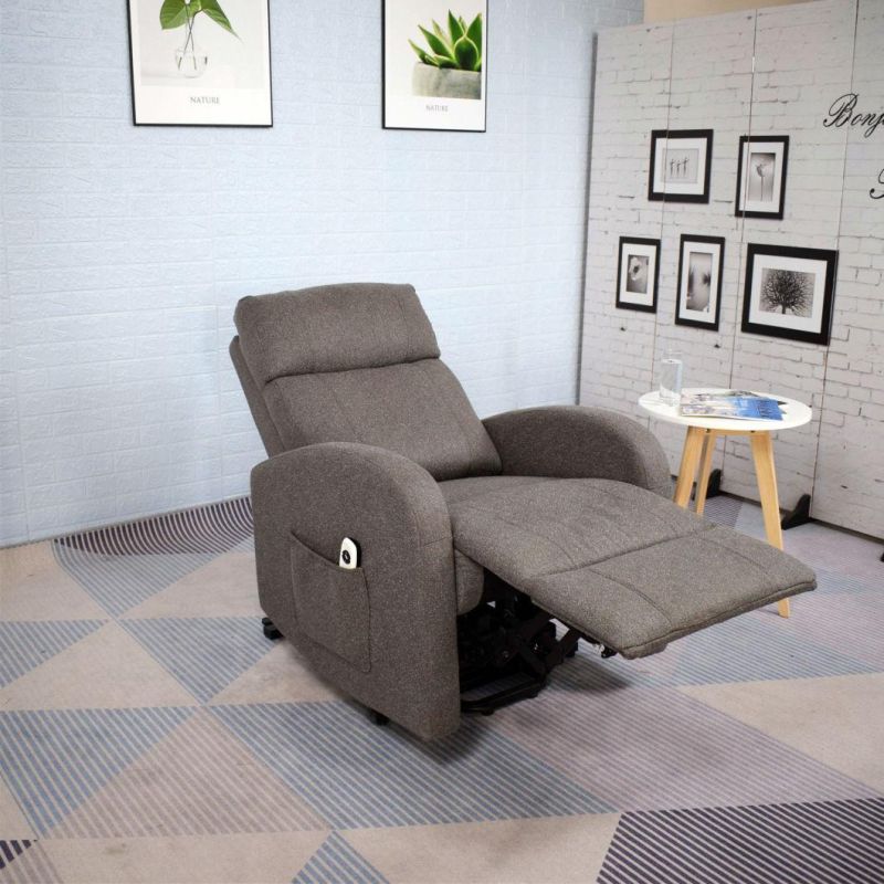 Jky Furniture Fabric Power Electric Lift Chair with Heating and Massage