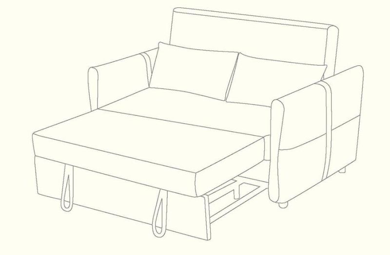 Zhida Foshan Factory Modern Style Wholesale High Quality Sectional Sofa Bed with Storage Hotel Living Room Furniture Fabric 3 Seaters Sofa