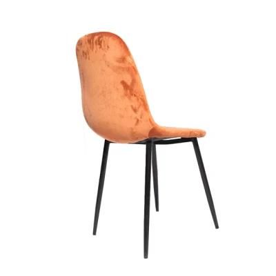 Flannel Restaurant Office Coffee Furniture European Dining Chair
