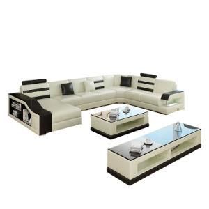 Italy Classic Lounge Corner Leisure Leather Sofa for Living Room Home Hotel Furniture