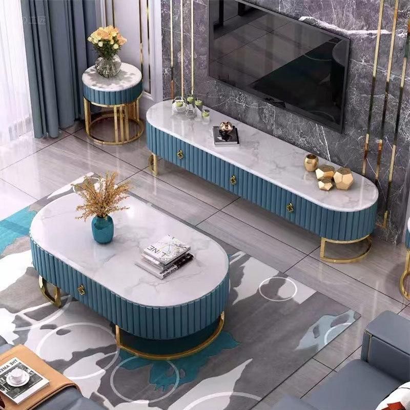 Light Luxury Modern Home Entertainment Wall Unit Meuble TV Stand TV Cabinet for Living Room