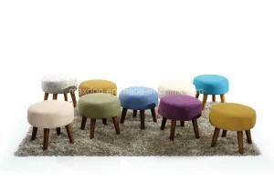 Colorfully Ottoman Fabric Stool Foot Rest Stool Fabric Stool Bar Stool Round Stool