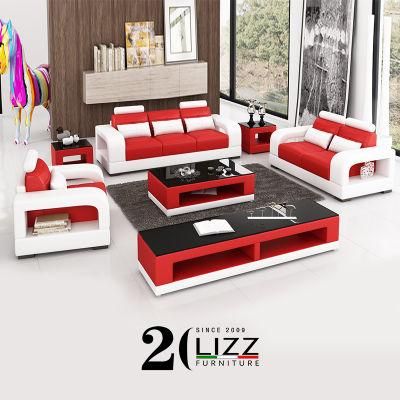 Modern Office/Home Living Room Furniture Leisure Genuine Leather Sofa