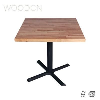 Woodcn Solid White Oak Wood Wooden Butcher Block Style Coffee Table Top