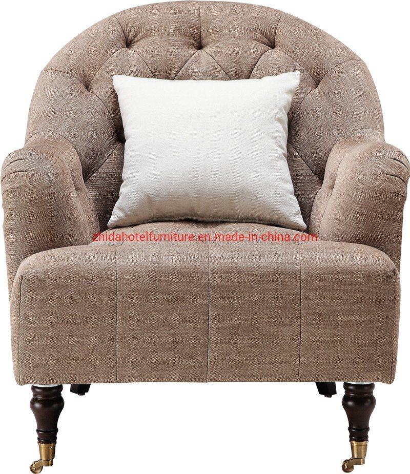 Hotel Lobby Modern Fabric Amrest Coffee Shop Restaurant Livingroom Chair