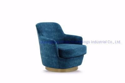 Stainless Base Arm Chair Leisure Chair for Hotel Robby