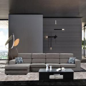 Corner Fabric Sofa with Adjustable Sofa Head