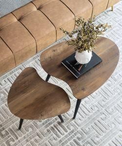Modern Creative Furniture Nordic Ironwork Small Tea Table Simple Living Room Small Sofa Corner a Few Coffee Table