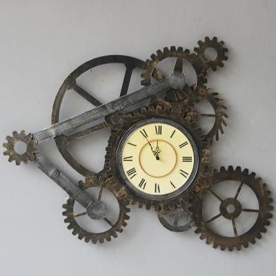 Home Iron Wall Decoration Creative Wall Clock
