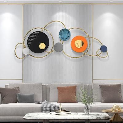 Best Selling Modern Metal Wall Decor Creative Geometric Round Home Wall Art