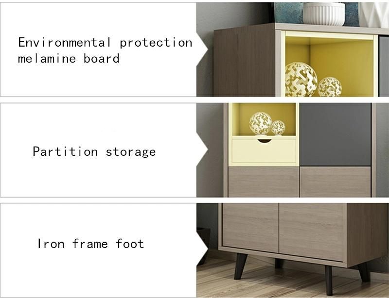 China Factory Kitchen Products Modern Wooden Living Room Furniture Kitchen Cabinets Side Table