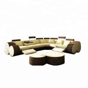 Modern Contemporary Sectional Corner Leather Living Room Italian Leather Sofa
