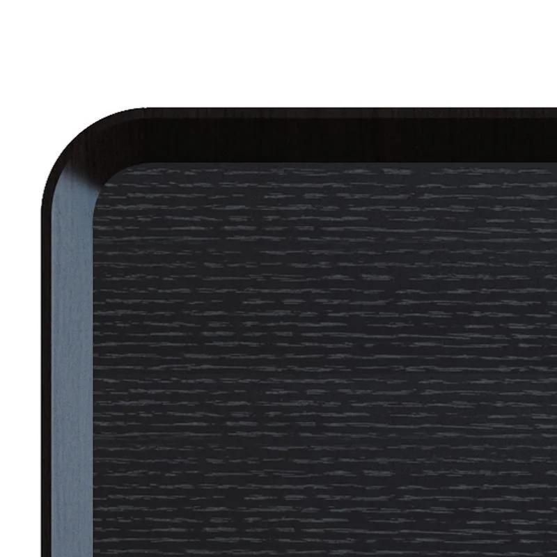MDF Board with Black Oak Real Timber Veneer Finish or White Paint TV Table