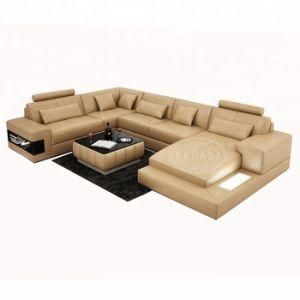 Hot Sale Leather Sectional Sofa Set with High Quality