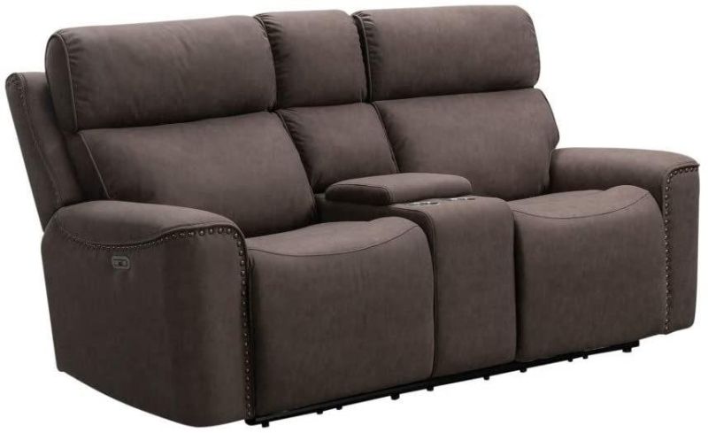 Jky Furniture Space Saver Adjustabe Fabric Power Recliner Sofa Set for Living Room