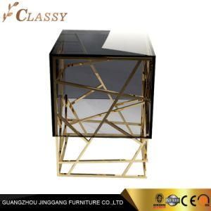 Tempered Glass Coffee Side Table for Living Room
