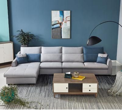 102395 Comfortable Fabric Upholstery Classy 4 Seaters Sofa Set