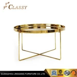 Colorful All Stainless Steel Leakproof Living Room Coffee Table