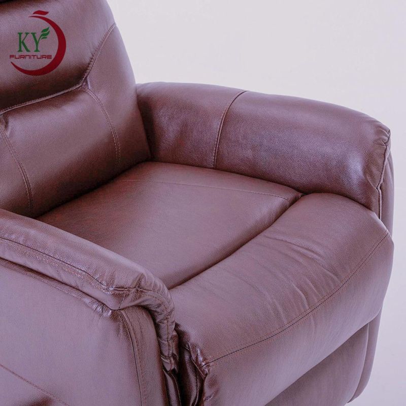 Jky Furniture Color Optional Leather Power Recliner Chair with Massage Functions for Living Room
