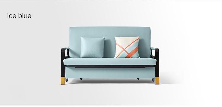 Linsy Triple Seater Metal Folding Modern Corner Sofa Bed Ls182sf3